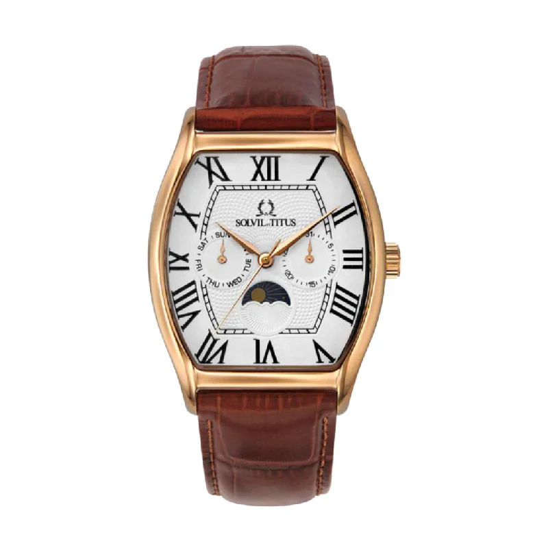 men's digital watches with custom engraving display -SOLVIL ET TITUS BARISTA W06-03219-003 MULTI-FUNCTION QUARTZ MEN WATCH men's digital watches with custom engraving display -SOLVIL ET TITUS BARISTA W06-03219-003 MULTI-FUNCTION QUARTZ MEN WATCH