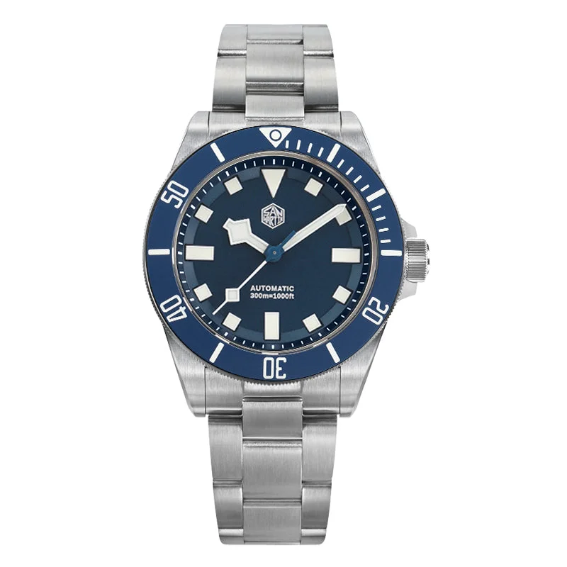 men's dive watches with tool-free strap change -Watchdives x San Martin Classic 39mm Automatic Dive Watch SN0121GA