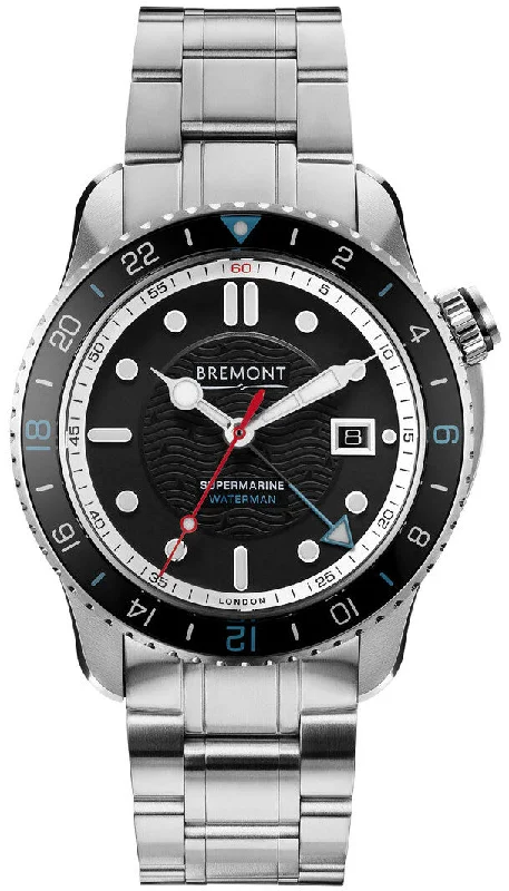 men's mechanical watches with see-through caseback -Bremont Supermarine Waterman Apex Limited Edition Bracelet D
