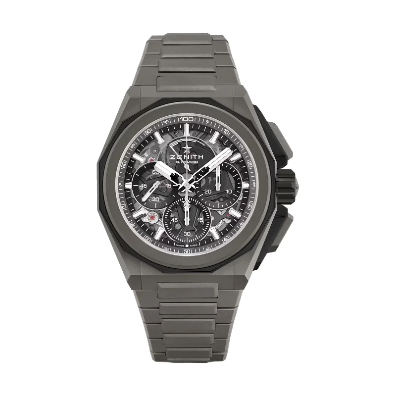 men's pilot watches with anti-reflective style design -Defy Extreme Skeleton Titanium men's pilot watches with anti-reflective style design -Defy Extreme Skeleton Titanium