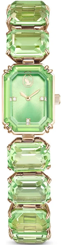 women's mechanical watches with timer display -Swarovski Octagon