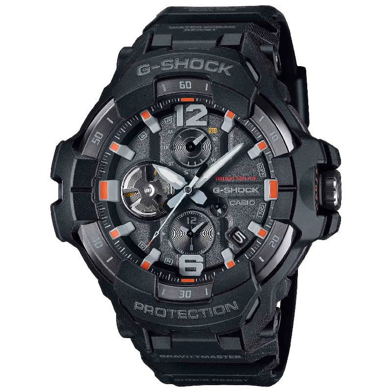 men's skeletonized watches with skeleton dial -G-Shock GRB300 Mudmaster Master of Air Black