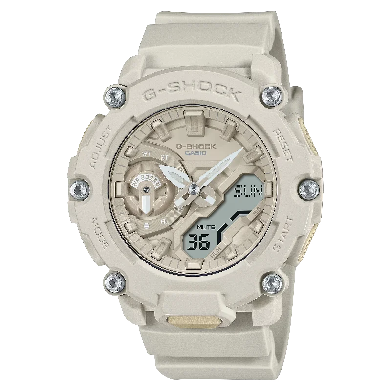 men's digital watches with rubber style straps -CASIO G-SHOCK GA-2200NC-7ADR ANALOG-DIGITAL BEIGE MEN WATCH men's digital watches with rubber style straps -CASIO G-SHOCK GA-2200NC-7ADR ANALOG-DIGITAL BEIGE MEN WATCH