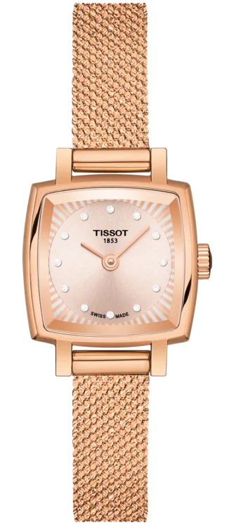 women's Tissot with metal straps -Tissot Lovely Square