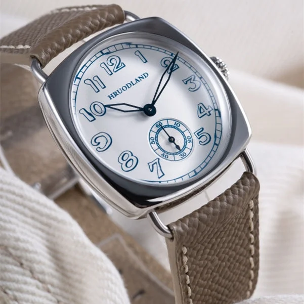 men's pilot watches with magnifying design -hruodland F028 ST1701S quare Mechanical Watch men's pilot watches with magnifying design -hruodland F028 ST1701S quare Mechanical Watch