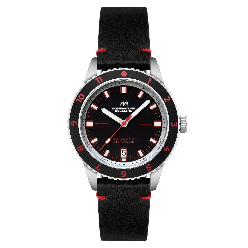 modern men's skeletonized watches with clean design -Dominatore Del Mare Tropea Automatic Hazard Black modern men's skeletonized watches with clean design -Dominatore Del Mare Tropea Automatic Hazard Black