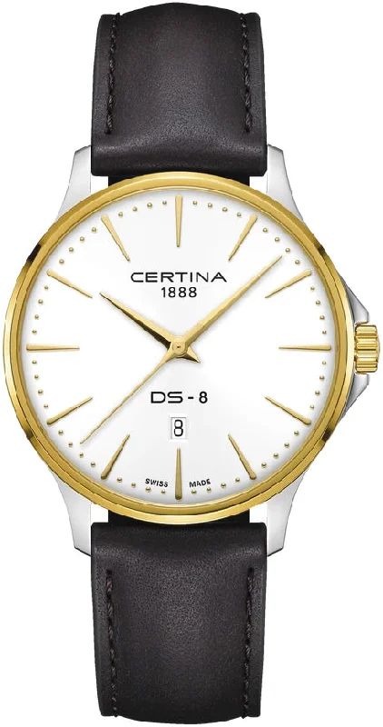 men's mechanical watches with domed design -Certina DS-8 Gent 40mm