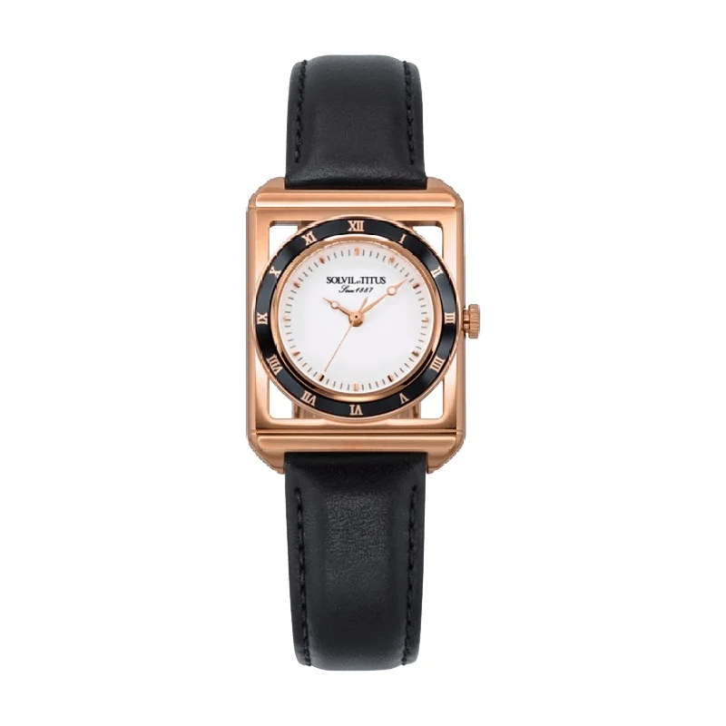 women's mechanical watches with luminescent display function -SOLVIL ET TITUS THE LETTER W06-03266-001 3 HANDS QUARTZ LEATHER WOMEN WATCH women's mechanical watches with luminescent display function -SOLVIL ET TITUS THE LETTER W06-03266-001 3 HANDS QUARTZ LEATHER WOMEN WATCH