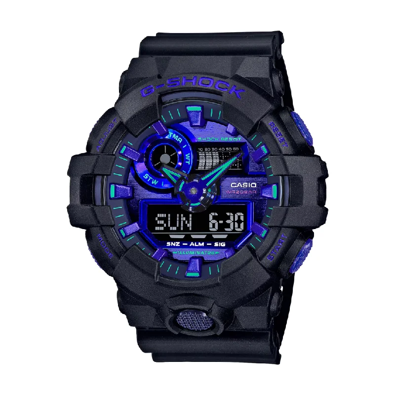 men's Cartier corrosion-resistant design watches -CASIO G-SHOCK GA-700VB-1ADR SPECIAL COLOUR MODELS BLACK WATCH men's Cartier corrosion-resistant design watches -CASIO G-SHOCK GA-700VB-1ADR SPECIAL COLOUR MODELS BLACK WATCH