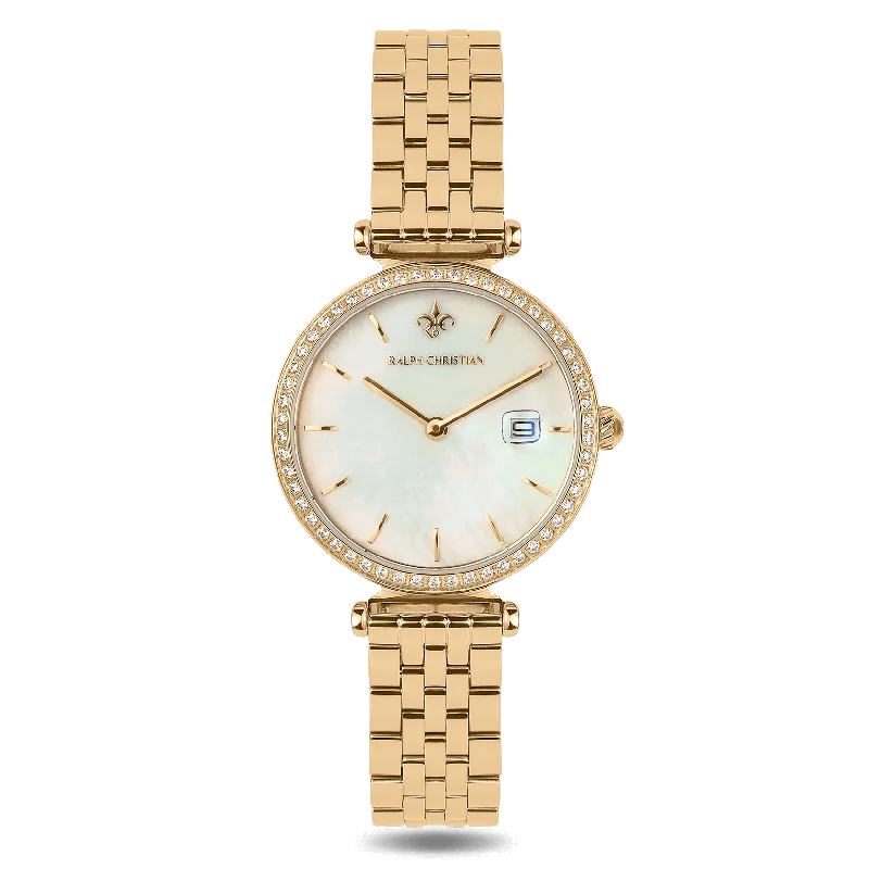 women's mechanical watches with SuperLuminova display function -The Luxe - Gold