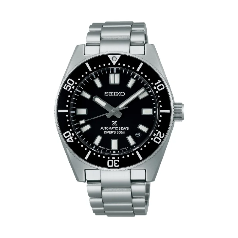 men's dive watches with shock-resistant design -SEIKO PROSPEX SPB453J1 1965 REVIVAL DIVER’S 3-DAY 300M IN BLACK MEN WATCH