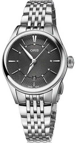 women's mechanical watches for beginners -Oris Watch Artelier Lady Date Bracelet