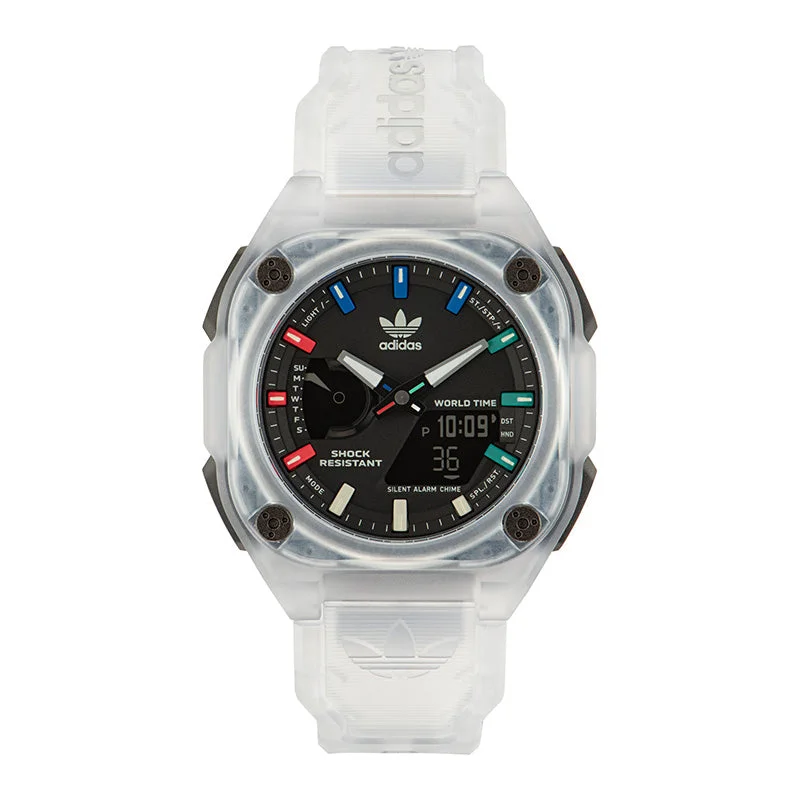 Unisex Holiday Season Style Watches-Adidas Originals City Tech One Unisex Black Watch AOST23057 Unisex Holiday Season Style Watches-Adidas Originals City Tech One Unisex Black Watch AOST23057