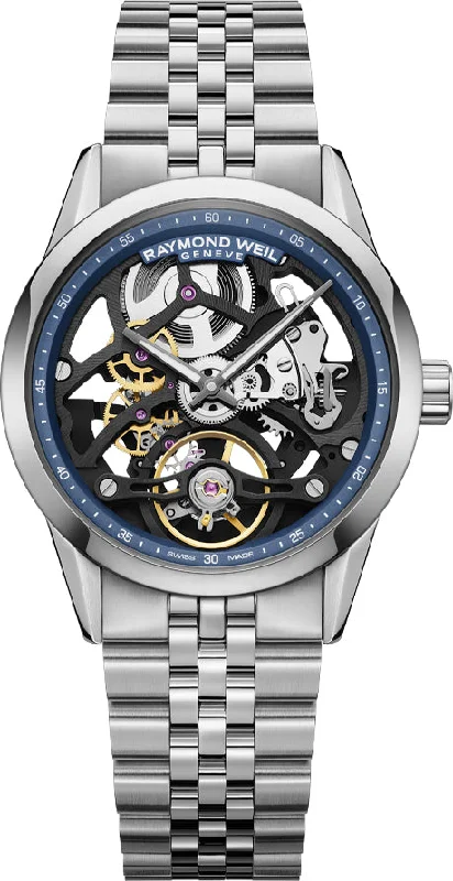 men's mechanical watches with flyback function -Raymond Weil Freelancer