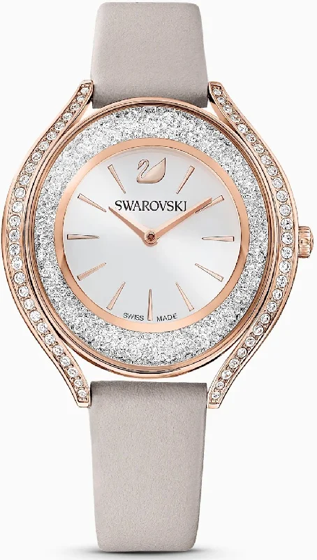 women's mechanical watches with dual time zone design -Swarovski Crystalline Aura Ladies women's mechanical watches with dual time zone design -Swarovski Crystalline Aura Ladies
