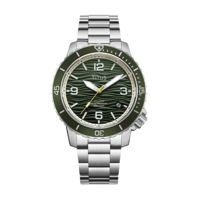 men's Seiko solar powered watches -SOLVIL ET TITUS THE CAPE W06-03341-003 3 HANDS DATE AUTOMATIC MEN WATCH