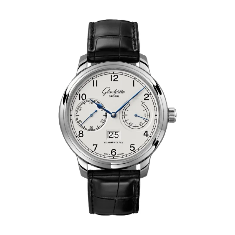 men's GMT watches with mechanical style design -Senator Observer Automatic Stainless Steel 44mm men's GMT watches with mechanical style design -Senator Observer Automatic Stainless Steel 44mm