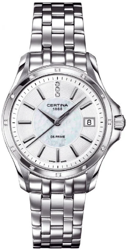 women's Certina with manual display function -Certina DS Prime Lady Round Quartz