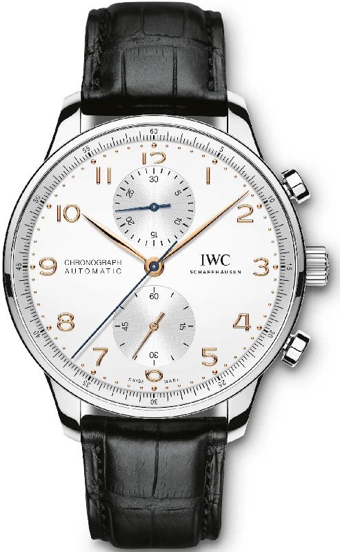 men's chronograph watches with chime style design -IWC Portugieser Chronograph