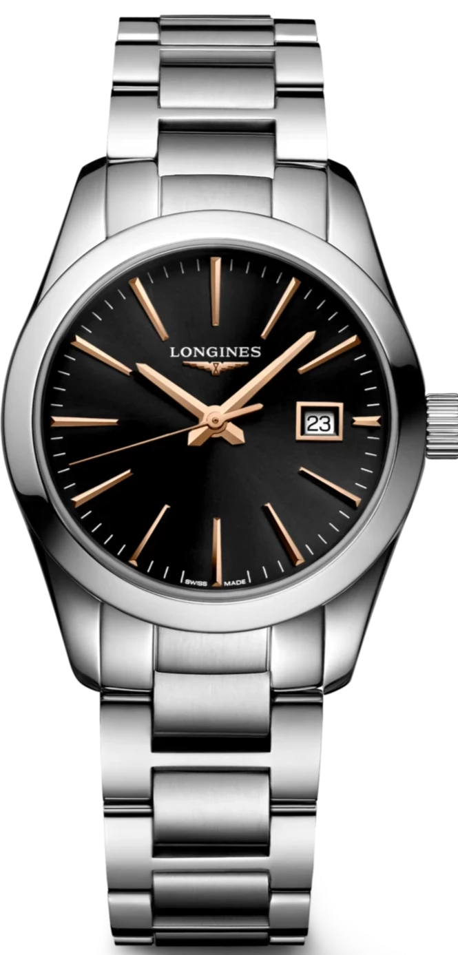 women's Longines monogram engraving display function -Longines Conquest Classic Ladies women's Longines monogram engraving display function -Longines Conquest Classic Ladies
