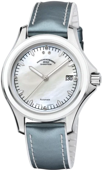 women's mechanical watches with GPS navigation -Muhle Glashutte Watch ProMare Lady