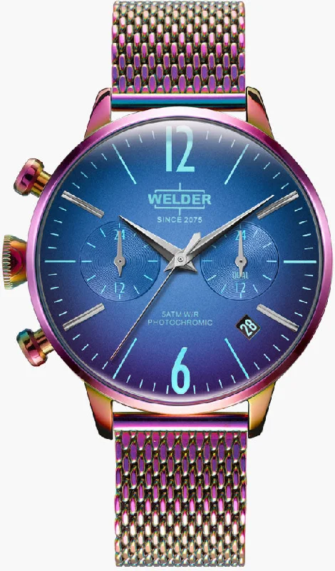 women's mechanical watches with sleek design -Welder Watch Moody Dual Time