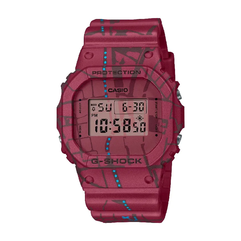 men's Cartier vibration alert watches -CASIO G-SHOCK DW-5600SBY-4DR TREASURE HUNT SHIBUYA DIGITAL RED WATCH men's Cartier vibration alert watches -CASIO G-SHOCK DW-5600SBY-4DR TREASURE HUNT SHIBUYA DIGITAL RED WATCH
