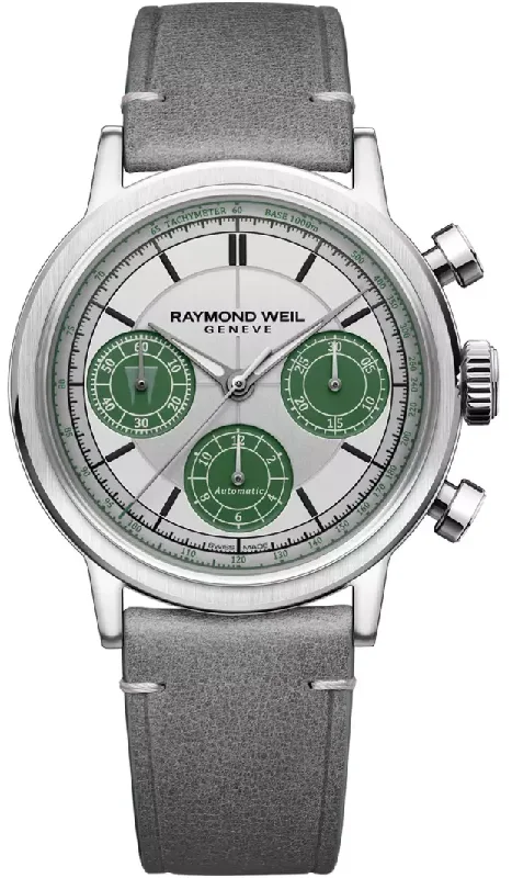men's chronograph watches with fabric style straps -Raymond Weil Millesime Tri-Compax Chronograph Largo Winch Limited Edition men's chronograph watches with fabric style straps -Raymond Weil Millesime Tri-Compax Chronograph Largo Winch Limited Edition