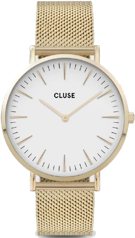 women's mechanical watches with tritium display -Cluse La Boheme Ladies