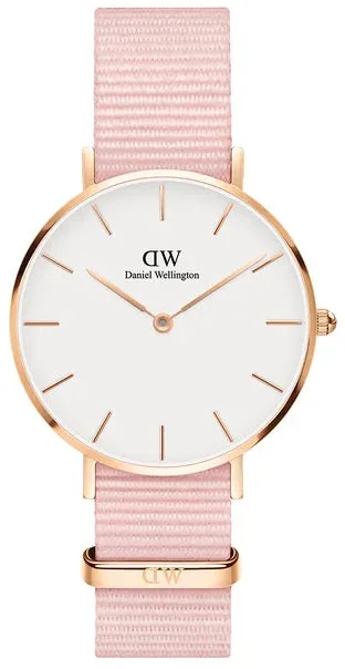 women's mechanical watches with chime display function -Daniel Wellington Watch Petite 32 Rosewater White