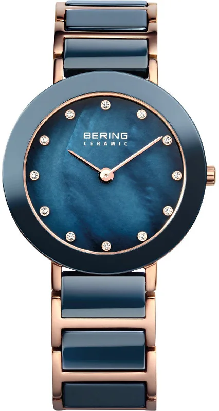 women's Bering with canvas straps -Bering Ceramic Ladies
