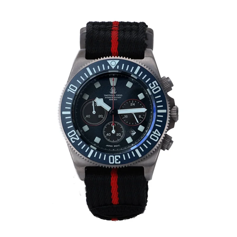 men's chronograph watches with tool-free strap change style for ease -Tactical Frog Titanium FX-Diving Chronograph Watch men's chronograph watches with tool-free strap change style for ease -Tactical Frog Titanium FX-Diving Chronograph Watch