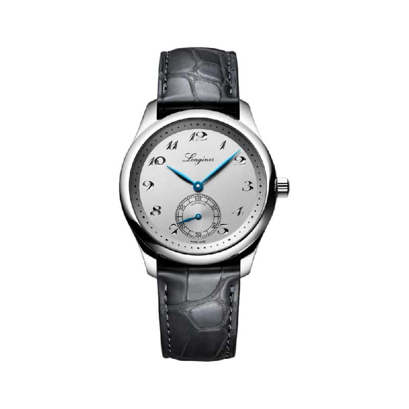 men's pilot watches with alarm style design -Master Collection 38.5mm, Silver
