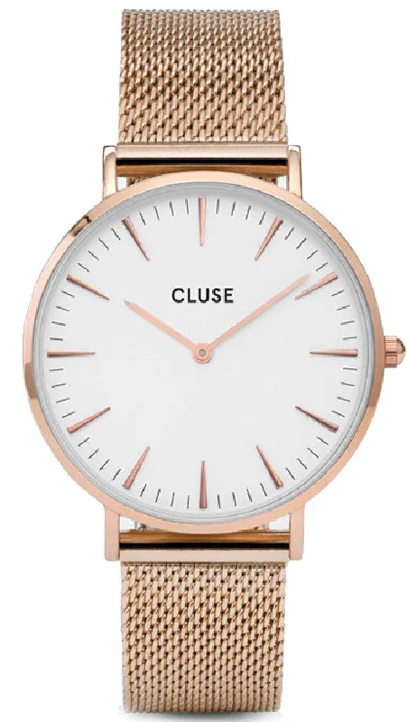 women's mechanical watches for everyday wear -Cluse Watch La Boheme Ladies