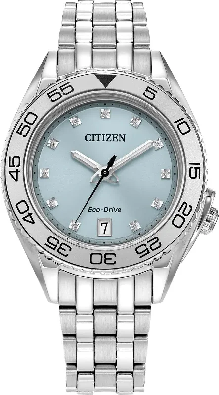 women's Citizen minimalist design watches -Citizen Diamond Ladies