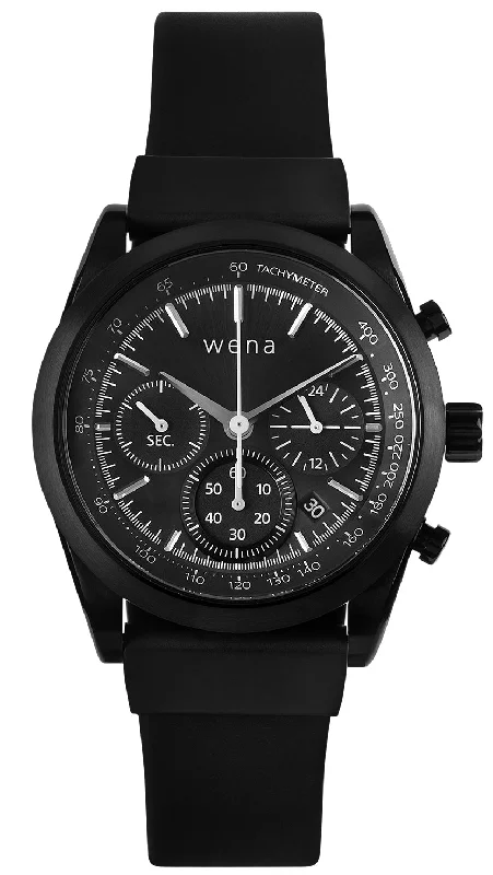 Smart Watches for Mens Water Resistance-Wena Watch Wrist Active With Black Solar Chronograph Face Smart Watches for Mens Water Resistance-Wena Watch Wrist Active With Black Solar Chronograph Face