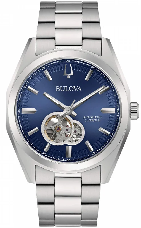 men's mechanical watches with domed design -Bulova Classic Surveyor Automatic Mens