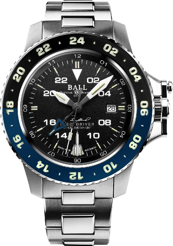 men's mechanical watches with minimalist style design -Ball Watch Company Engineer Hydrocarbon AeroGMT Sled Driver Limited Edition