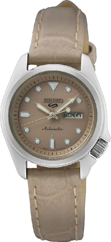 women's mechanical watches with anti-reflective design -Seiko Watch 5 Sports Compact Ladies women's mechanical watches with anti-reflective design -Seiko Watch 5 Sports Compact Ladies