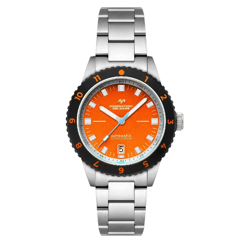 limited edition men's skeletonized watches -Dominatore Del Mare Tropea Automatic Bright Orange limited edition men's skeletonized watches -Dominatore Del Mare Tropea Automatic Bright Orange