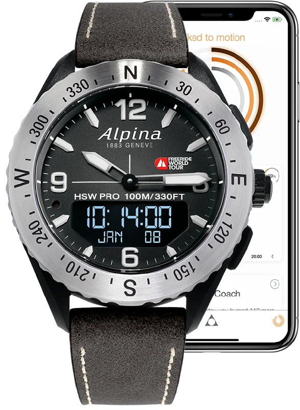 Mens Smart Watches Weather Alerts-Alpina Watch AlpinerX Freeride World Tour Smartwatch Limited Edition Mens Smart Watches Weather Alerts-Alpina Watch AlpinerX Freeride World Tour Smartwatch Limited Edition