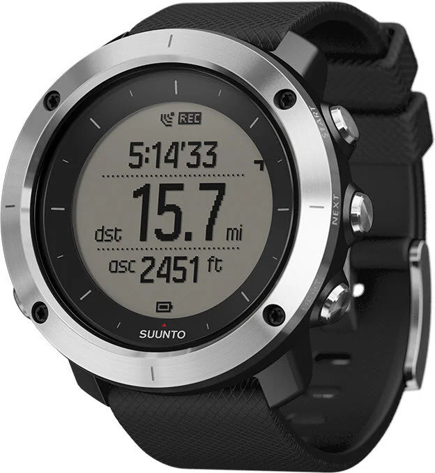 Mens Smart Watches Email Notifications-Suunto Watch Traverse Black GPS
