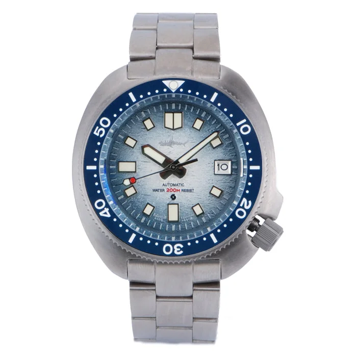 men's budget dive watches -Heimdallr Titanium 6105 Turtle Dive Watch