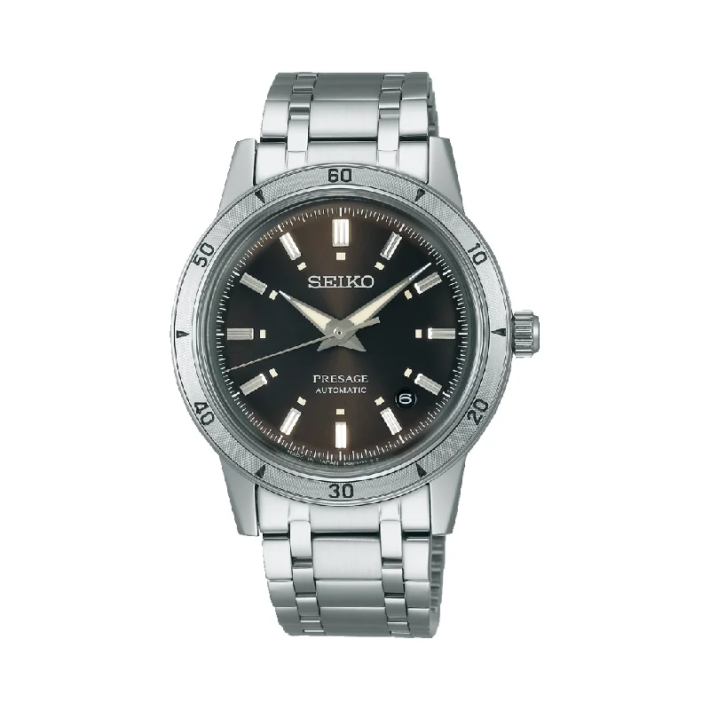 men's Seiko vintage design watches -SEIKO PRESAGE SRPL09J1 STYLE 60'S AUTOMATIC MEN WATCH