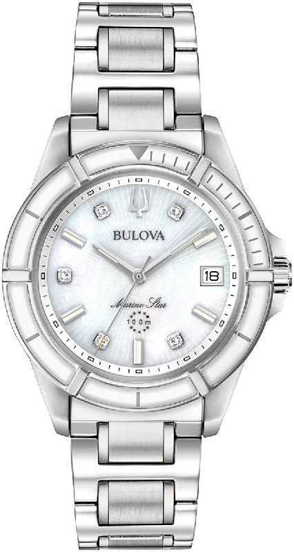 women's Bulova tide watches -Bulova Watch Marine Star Ladies