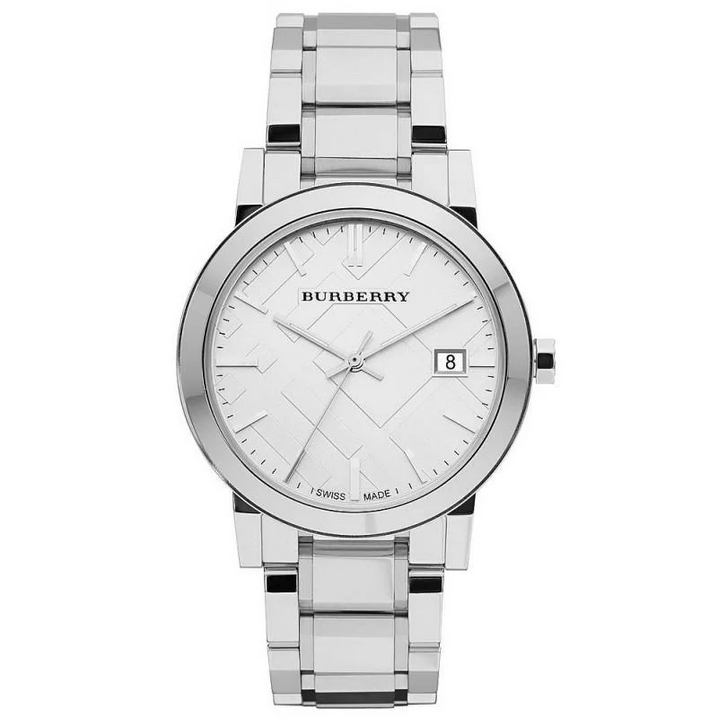 Unisex High-End Design Watches-Burberry BU9000 The City Steel 38mm Watch