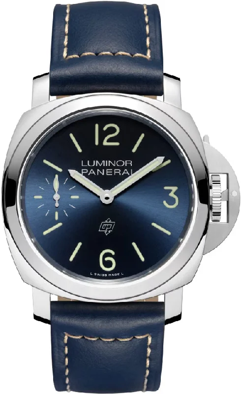 men's mechanical watches with chime display function -Panerai Luminor Blu Mare