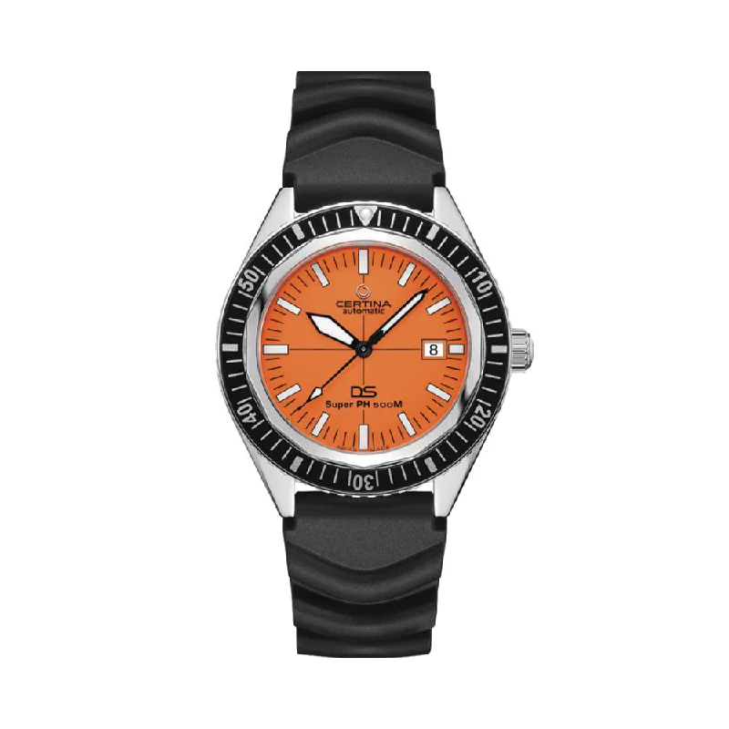 men's pilot watches with chronograph design -DS SUPER PH500M Orange