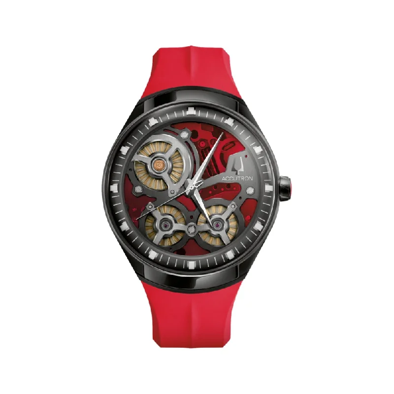 manual-wind dress watches-DNA Casino Red Dial