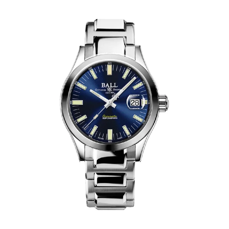 men's digital watches with collector's edition style design -Engineer M Marvelight 40mm - Blue on Bracelet men's digital watches with collector's edition style design -Engineer M Marvelight 40mm - Blue on Bracelet